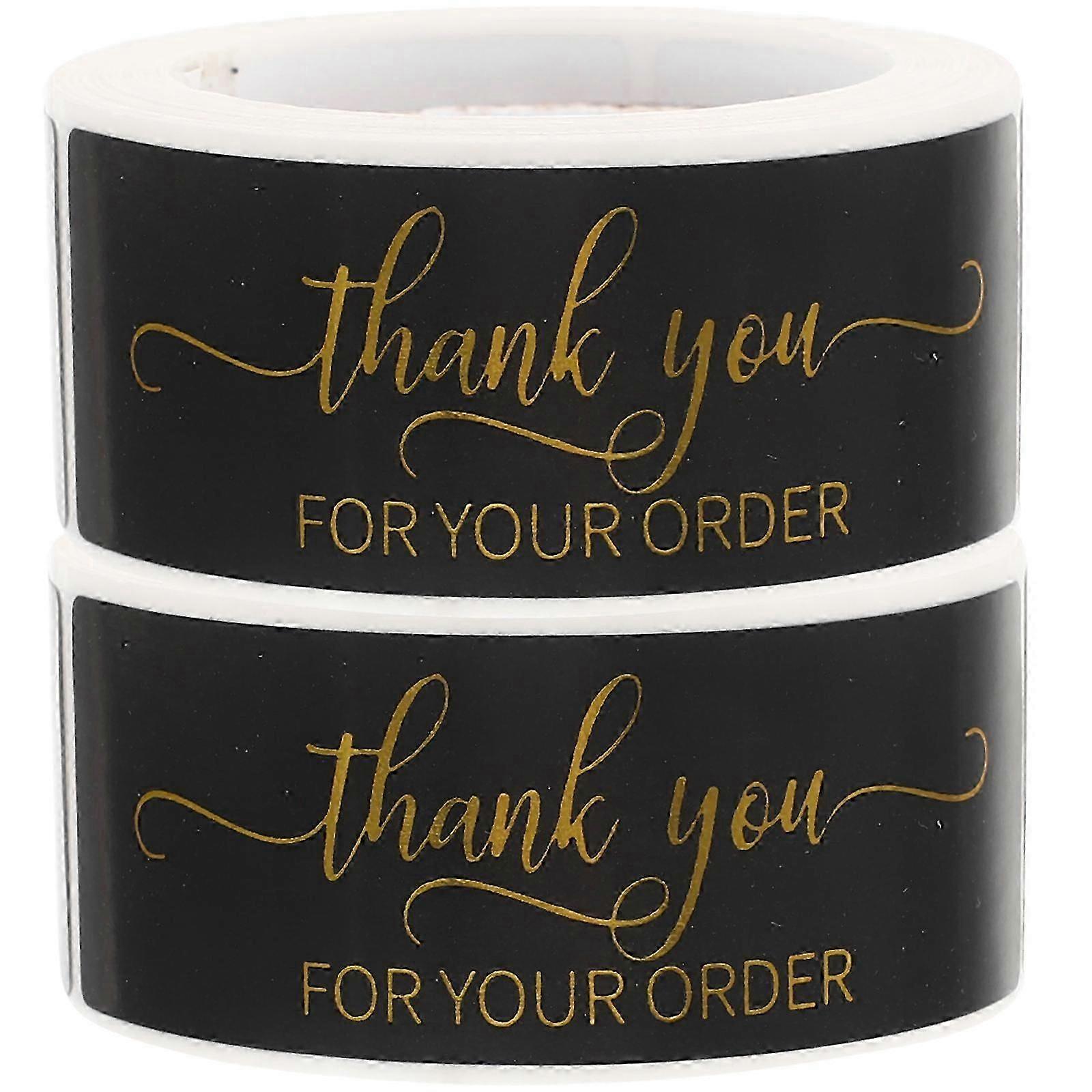 Decorative Roll Stickers 10 Rolls Black Multi-Function for Gift Use