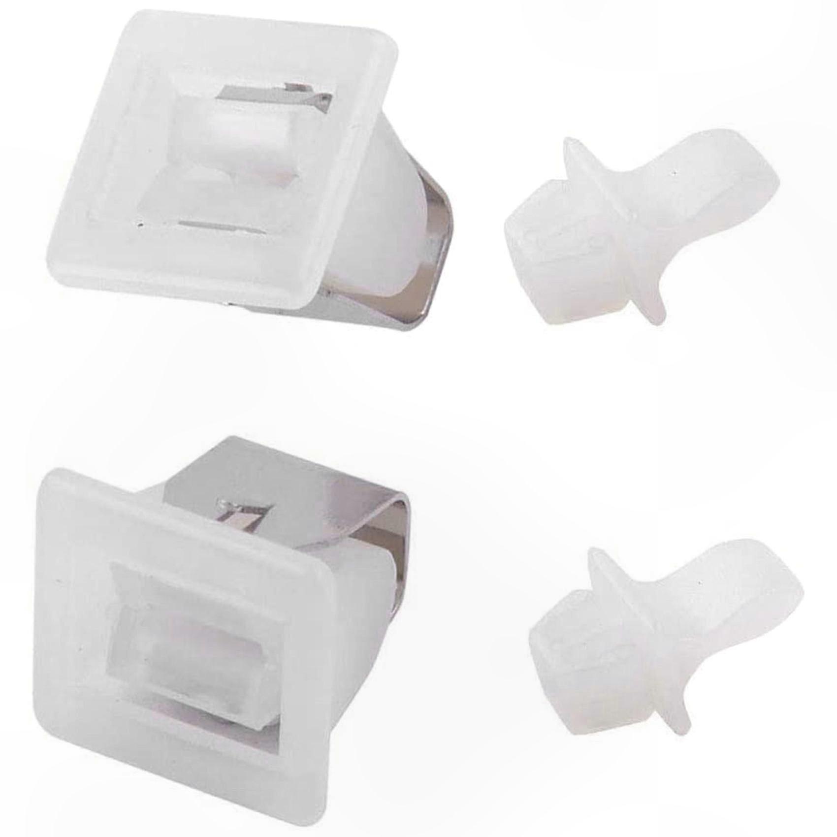 4-Pack Dryer Door Latch Kit Compatible with Multiple Models