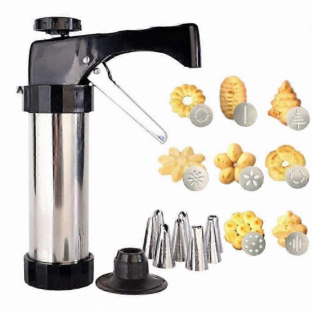Stainless Steel Cookie Press with Baking Accessories Set