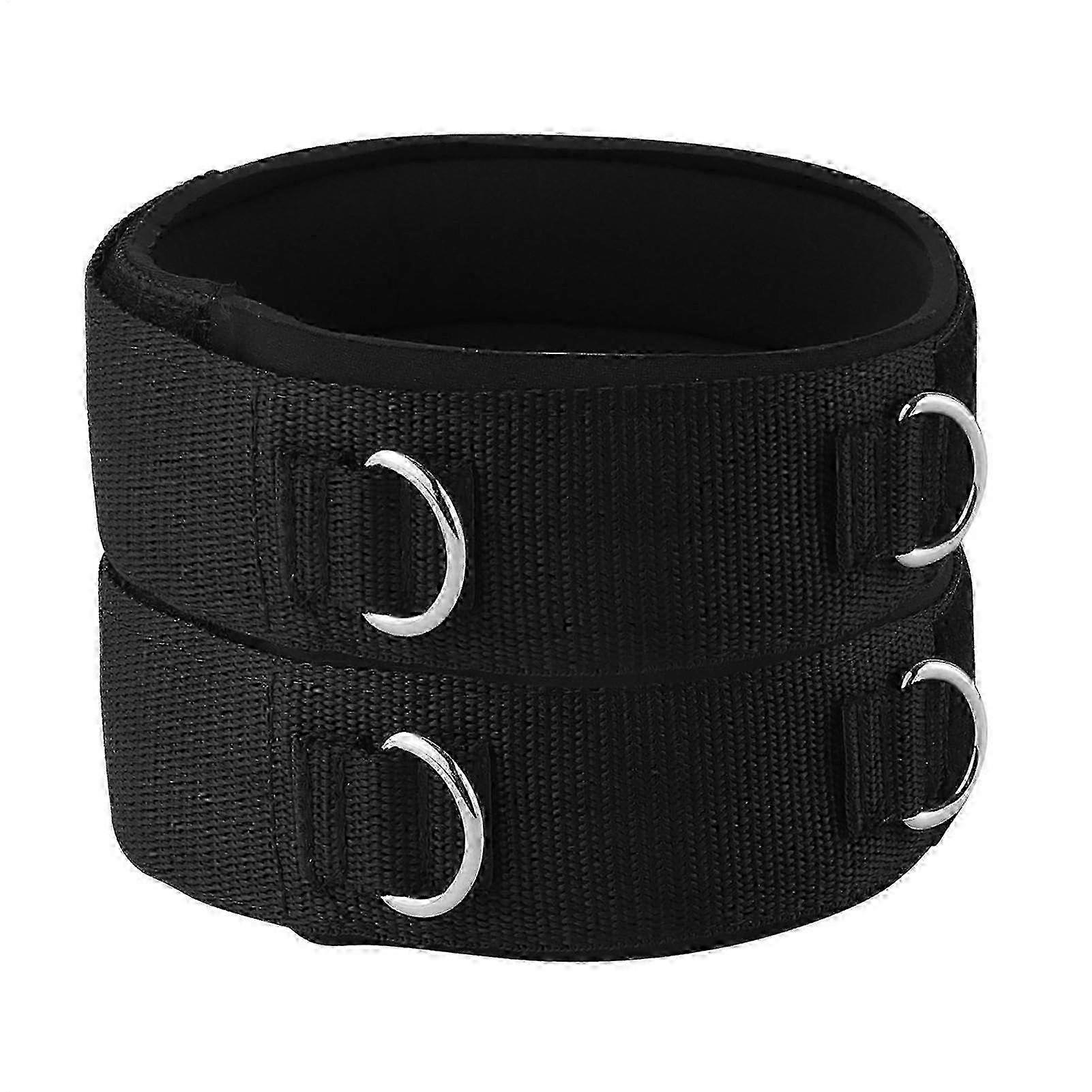 Thigh Straps for Training 2 Pieces Adjustable Padded DRing Ankle Strap