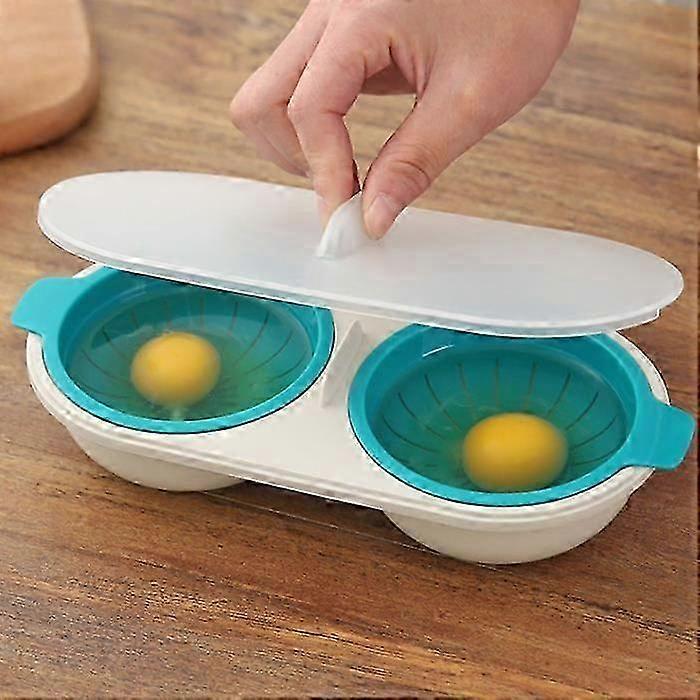 High-Capacity Double-Cup Egg Cooker