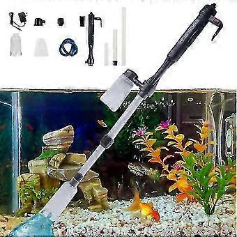 4-in-1 Electric Aquarium Gravel Cleaner, Automatic Siphon Waterproof Vacuum Tool for Aquarium Water Changing and Sand Washing