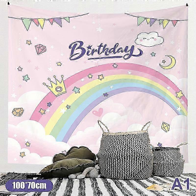 Multi-Use Birthday Decor Tapestry