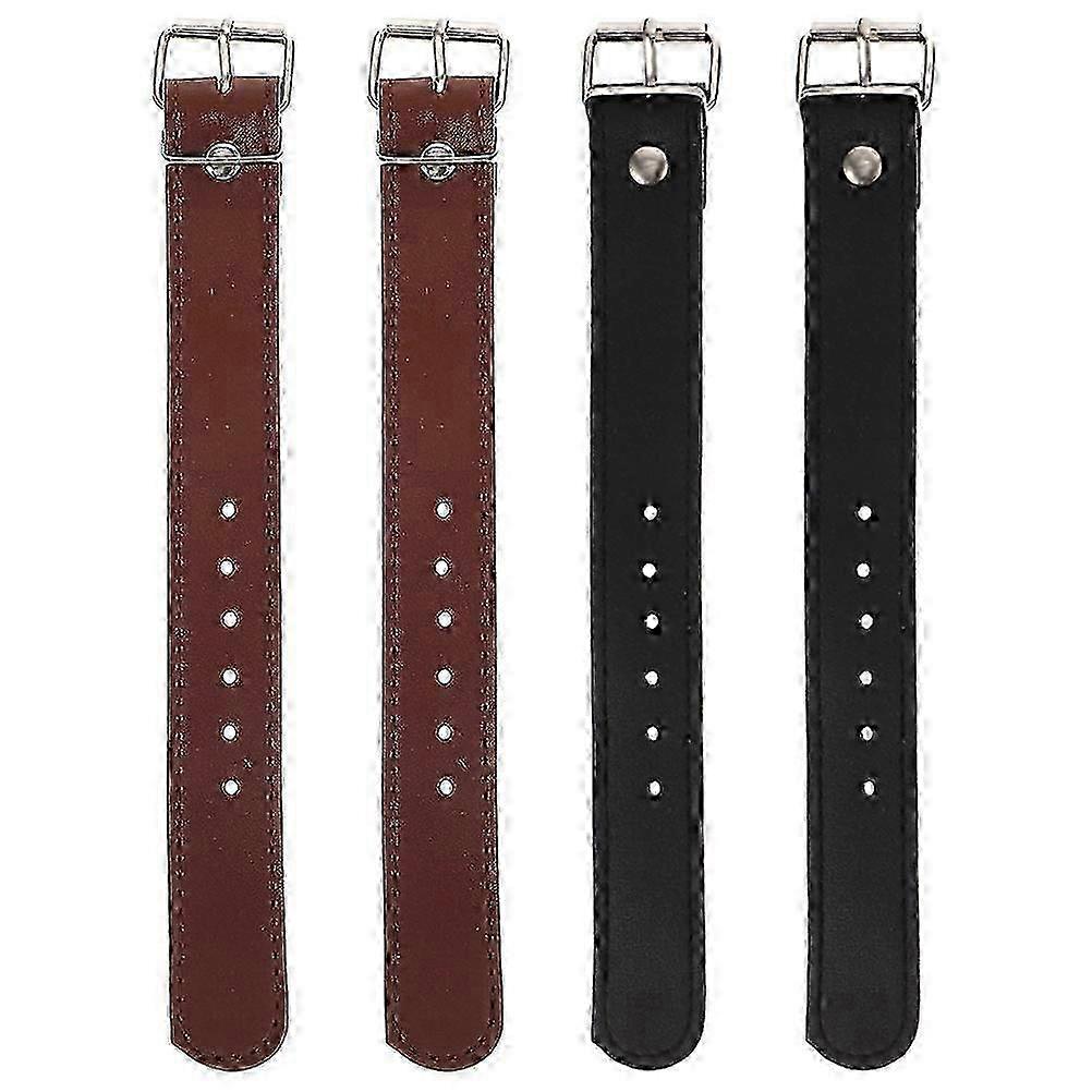 Practical Adjustable Leather Basket Straps