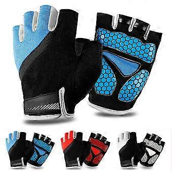 Workout Half Gloves Half Finger Gloves for Outdoor Sports Cycling 1Pair