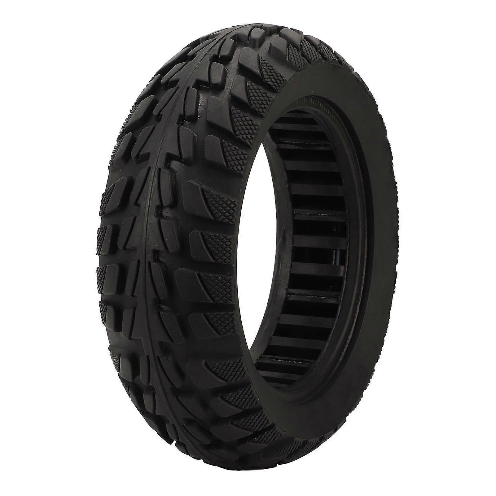 Off Road Solid Tire 10 Inch Rubber Solid Tire Replacement for Electric Scooter Outer Tire YMQX)