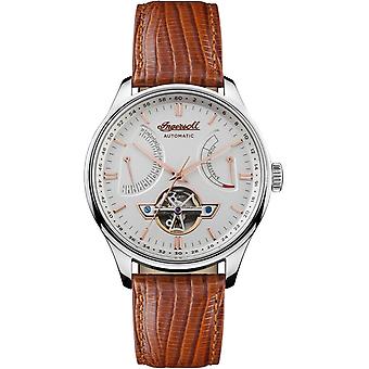 Ingersoll Hawley automatisk analog man klocka med cowskin armband I04605