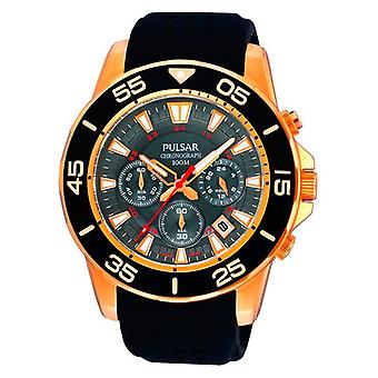 Pulsar sports Quartz Analog Man Watch with PT3134X1 Rubber Bracelet
