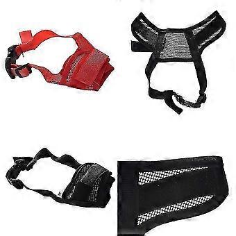 1pc hond verstelbare masker blaf bijt mesh mond snuit verzorging anti stop kauwen