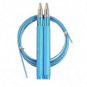 Self-Locking Screw-Free Jump Rope by Fitness Evolution with Dual 360-Degree Bearings for Smooth Rotation, Portable