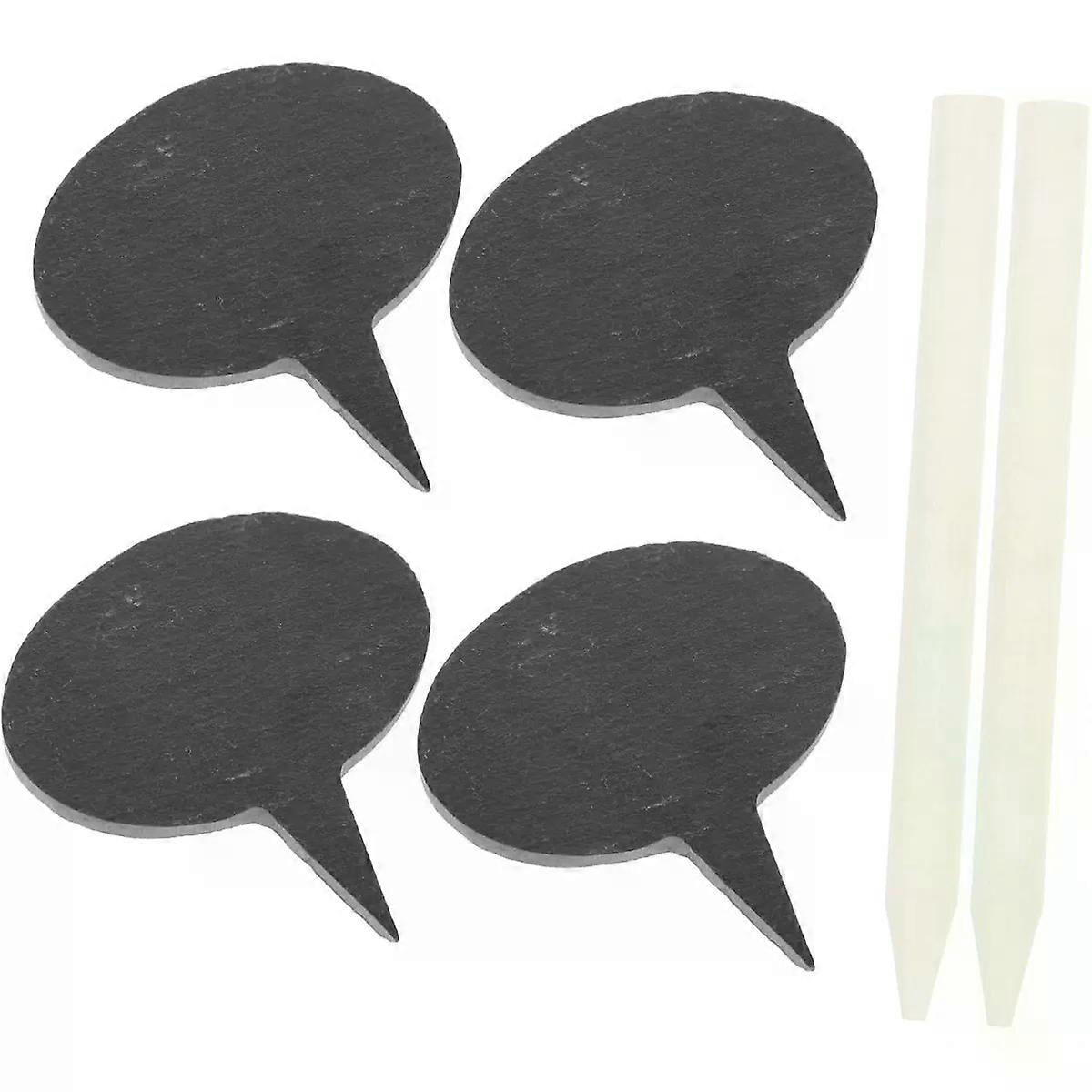 Stone Cheese Marker Label Paraffin Cake Insert Decor