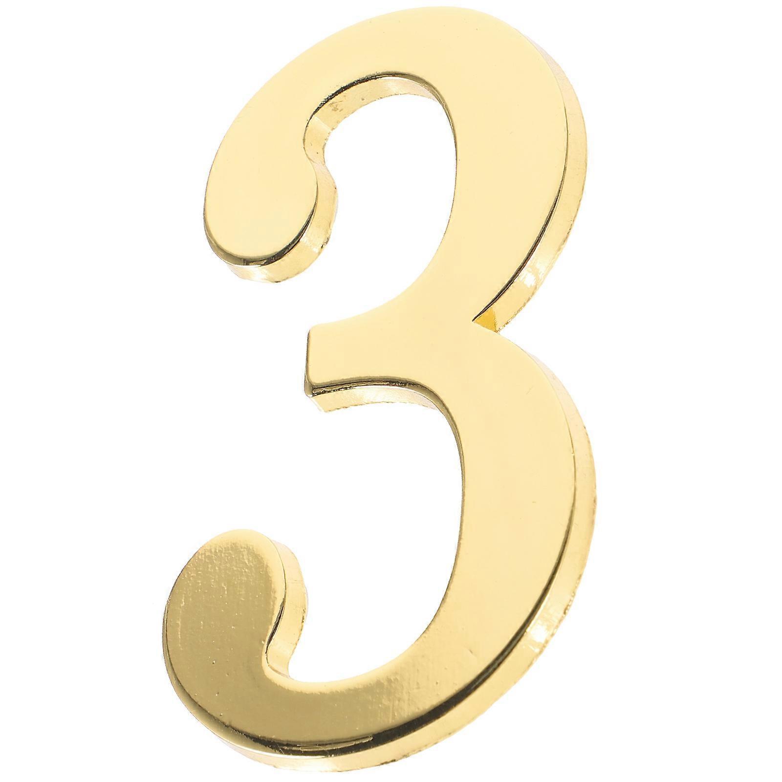 Weatherproof Magnetic Door Number