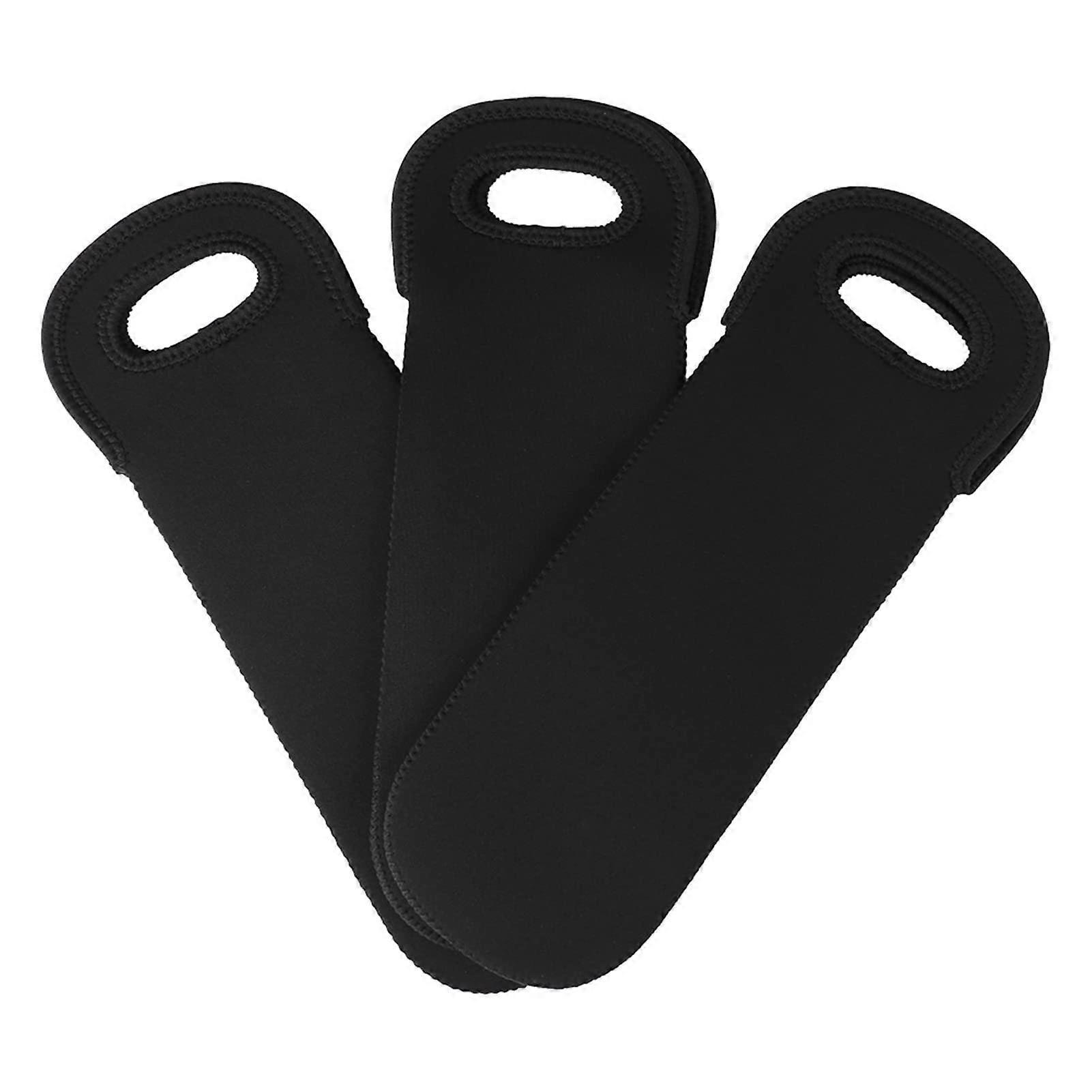 3-Piece Neoprene Bottle Cooler Sleeve Set