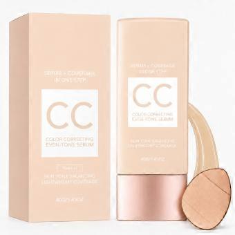 2pcs CC Toning Cream, Natural Color, Even Skin Tone, Lightweight and Fitting, All Seasons Use