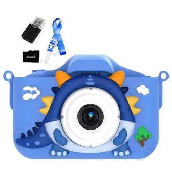 Kids Dinosaur Shape Digital Camera with 32GB Memory, HD Photos & Videos - Fun, Educational Gift for Outdoor Adventures Learning_jyw3