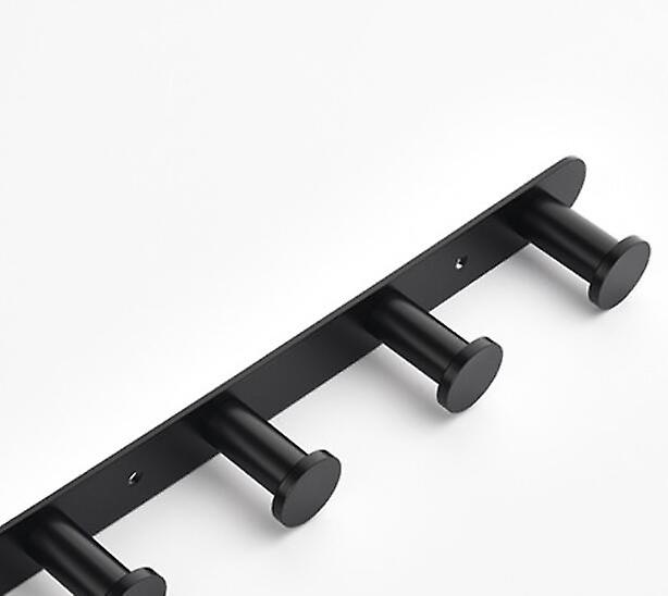 (black 6 Hooks)bathroom Door Back Hook