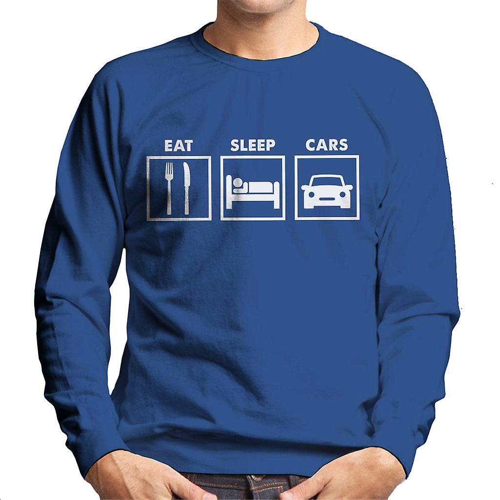 Jedzte spánok autá muži ' s mikiny
