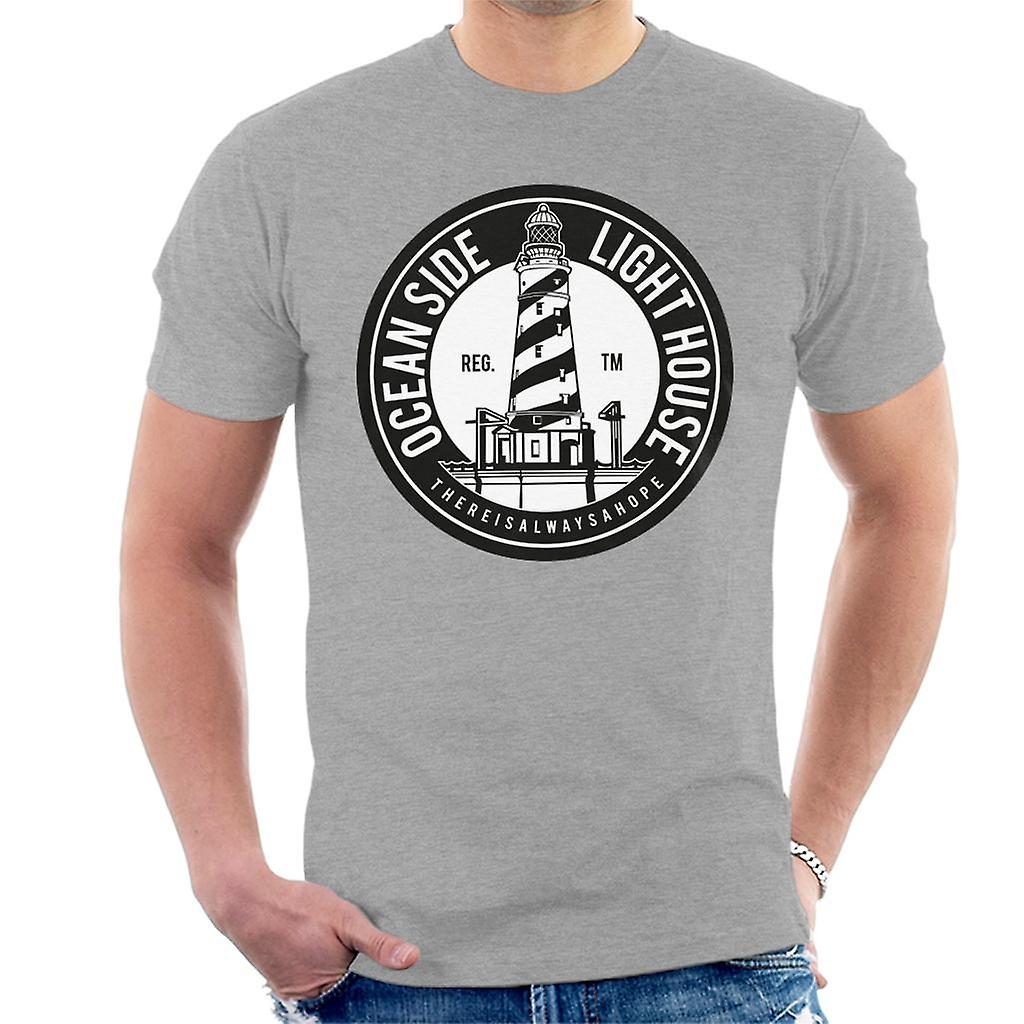Ocean Side vuurtoren mannen T-Shirt