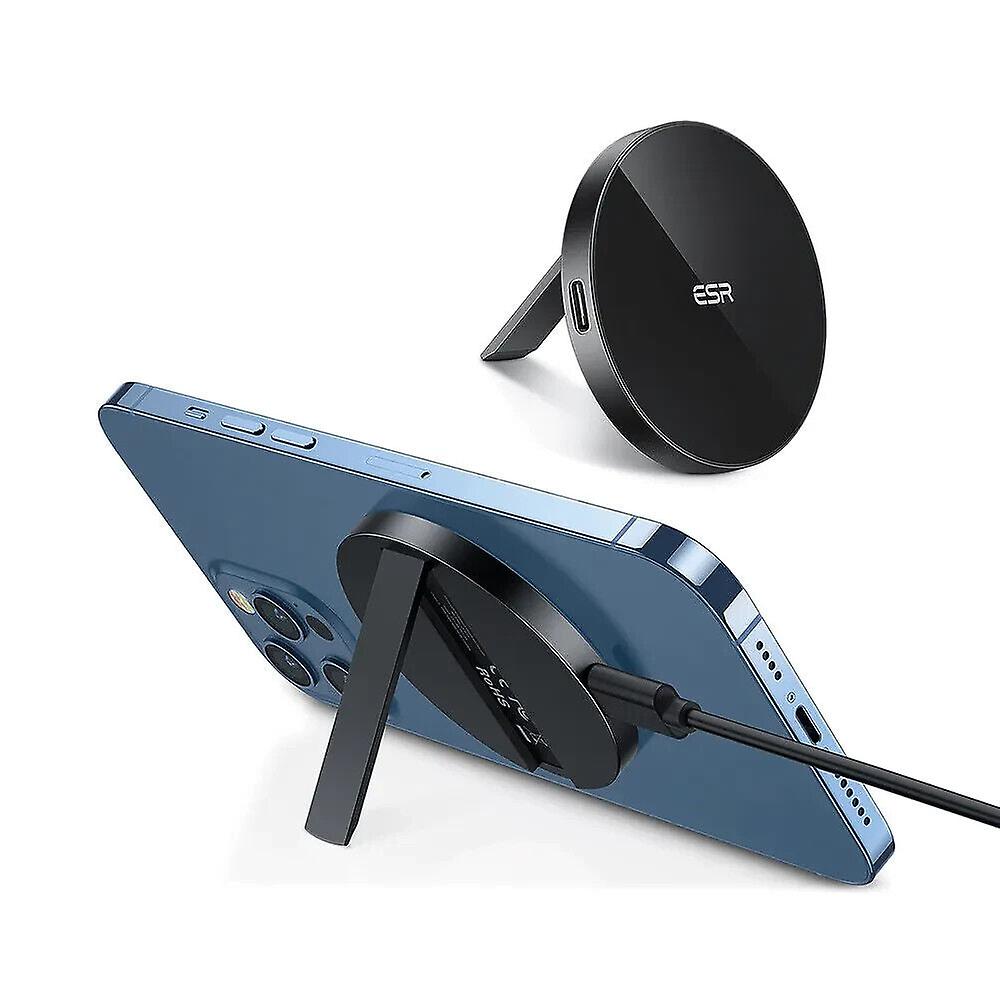 Esr Halolock Kickstand Wireless Charger Iphone Magsafe Compatible - Black