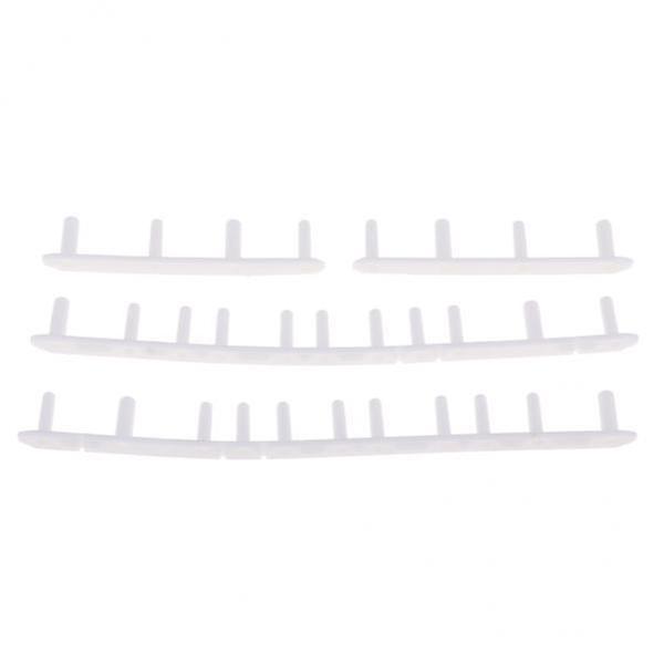 3xBadminton Racket Nylon Grommets String Protector Mitochondrial Tube Milky