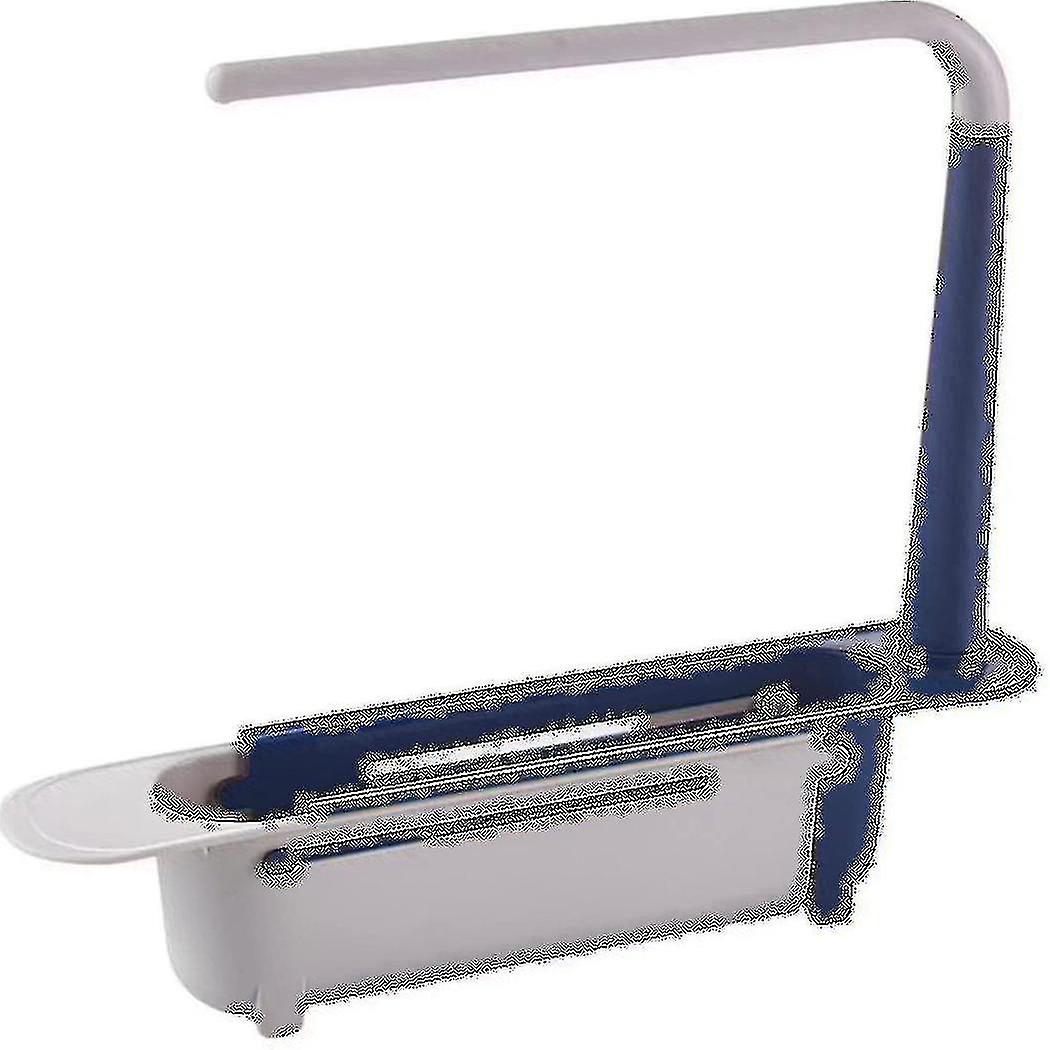 Telescopic Sink Storage Rack,adjustable Sink Organizer Caddy Shelf Drying Holder Stand Container Tr
