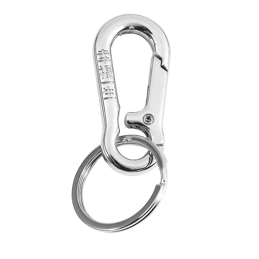 Glossy Metal Lobster Clasp Single Ring Keyring Key Chain