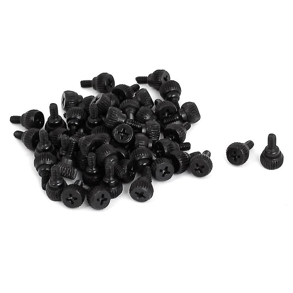 Pc Computer Case Thumbscrews M3.5 Thumb Screws Black 50 Pcs