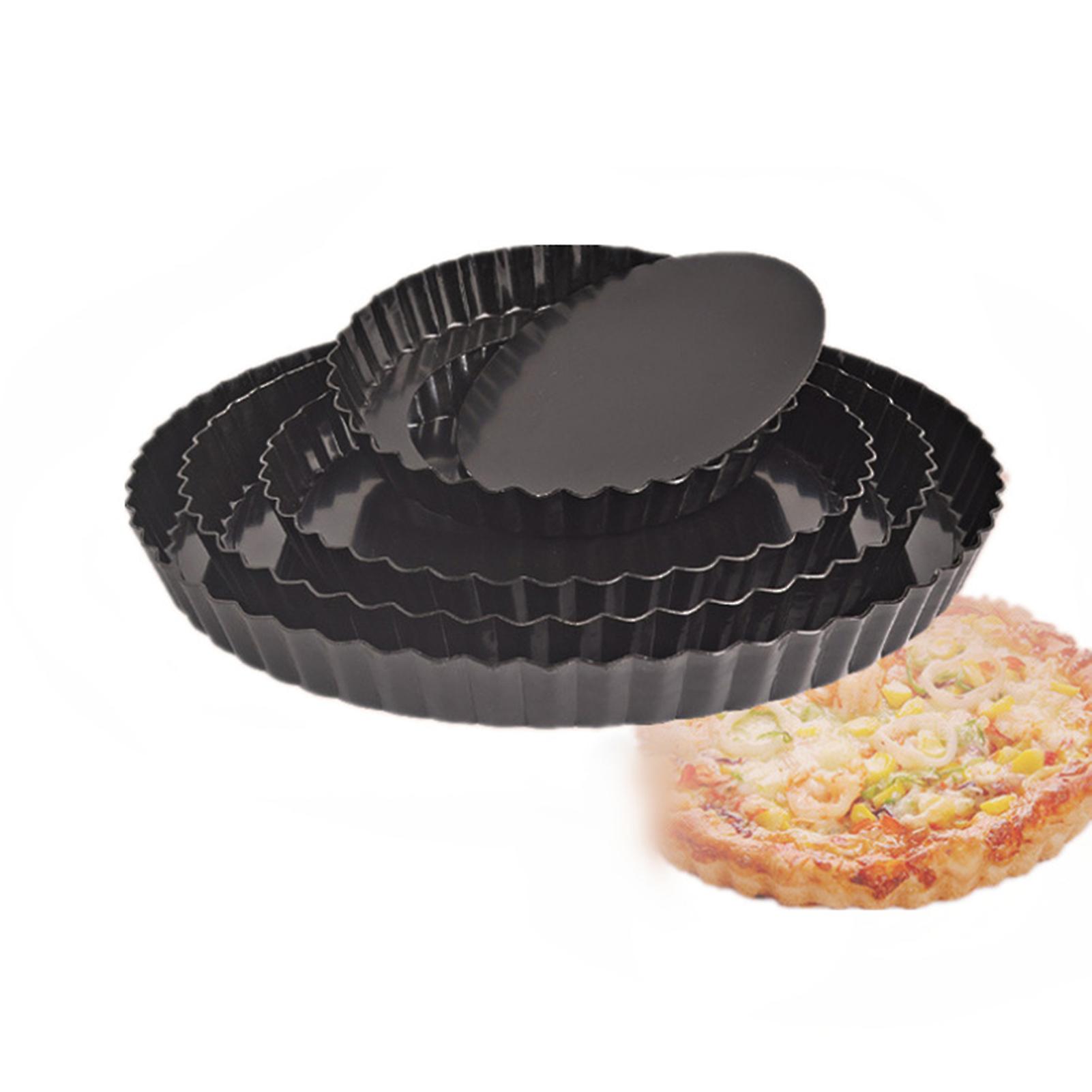 Nonstick Heavy Duty Tart Pan With Removable Bottom Quiche Flan Pan Molds