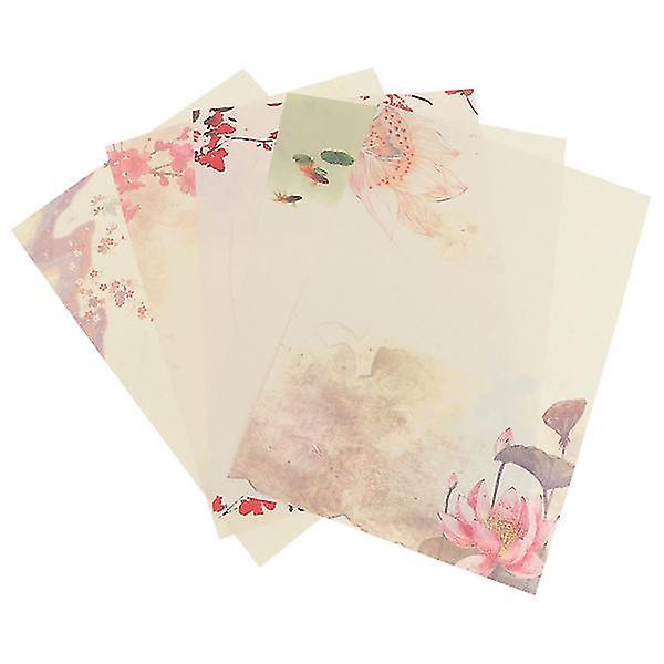40pcs Printed Note Paper Stationary Set Student Writing Paper Stationary Paper