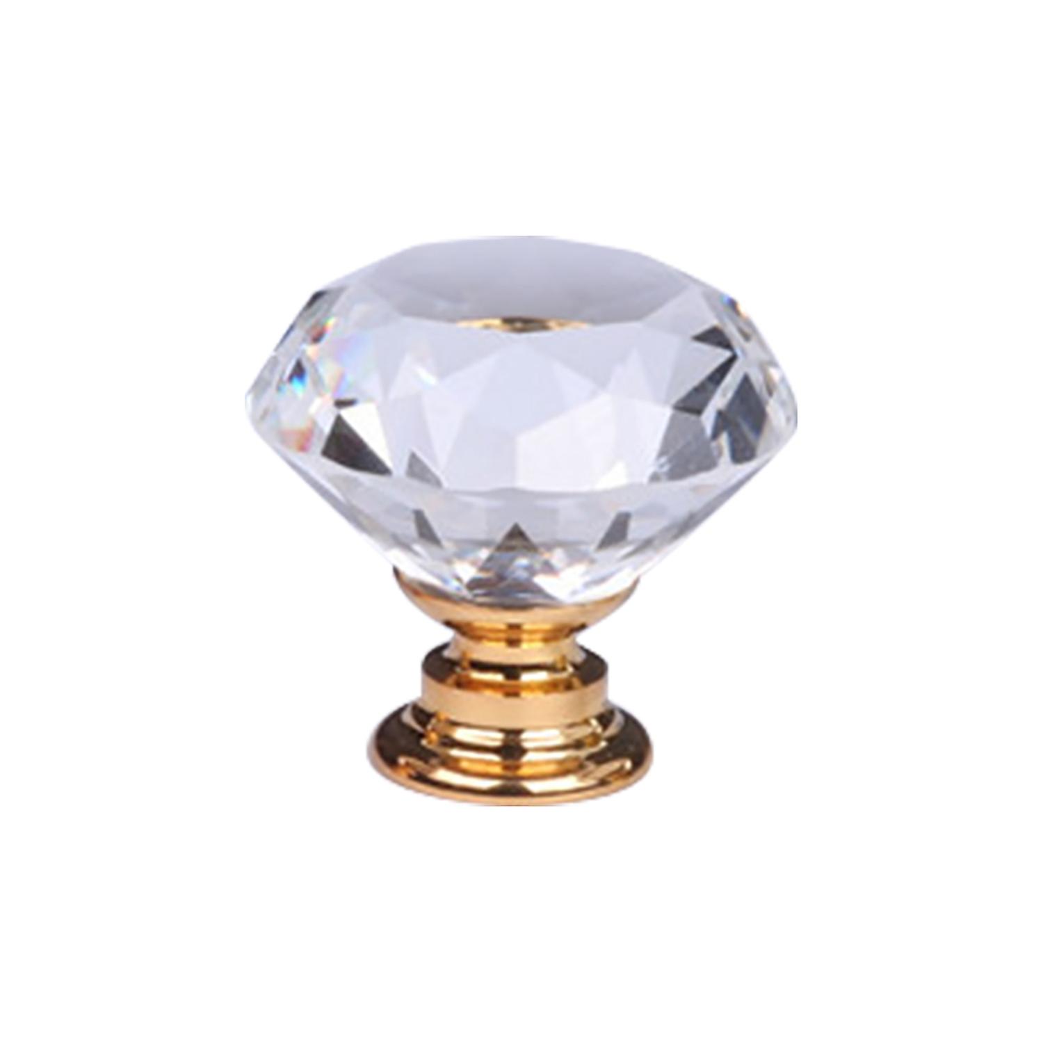 20/25/30/40mm Cabinet Knobs Diamond Shape Wide Applications Fashionable Exquisite Durable Drawer Pul