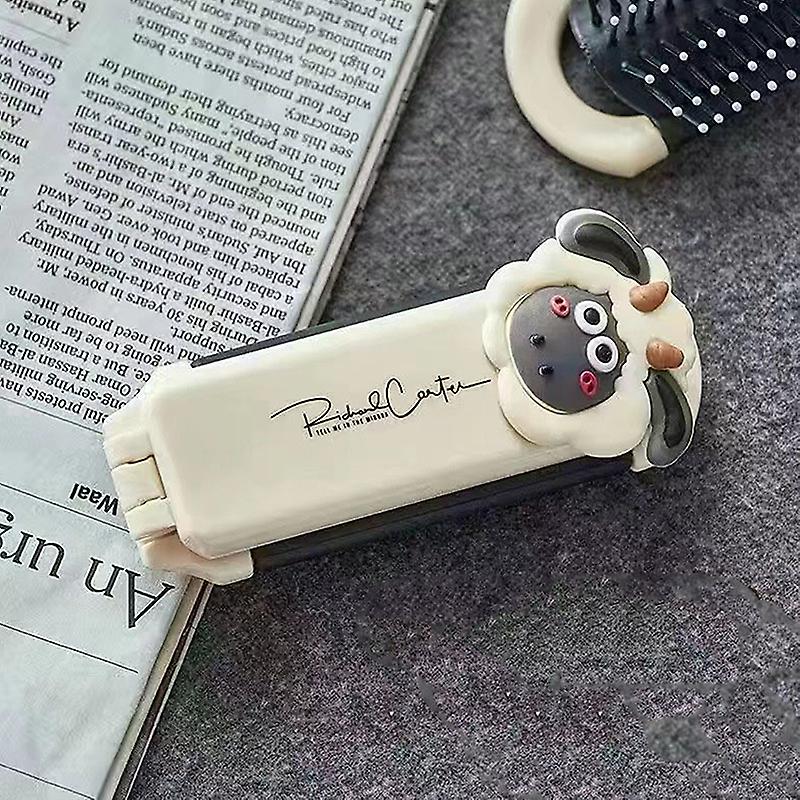 Hair Comb With Mirror Air Cushion Comb Folding Airbag Comb Massage Comb