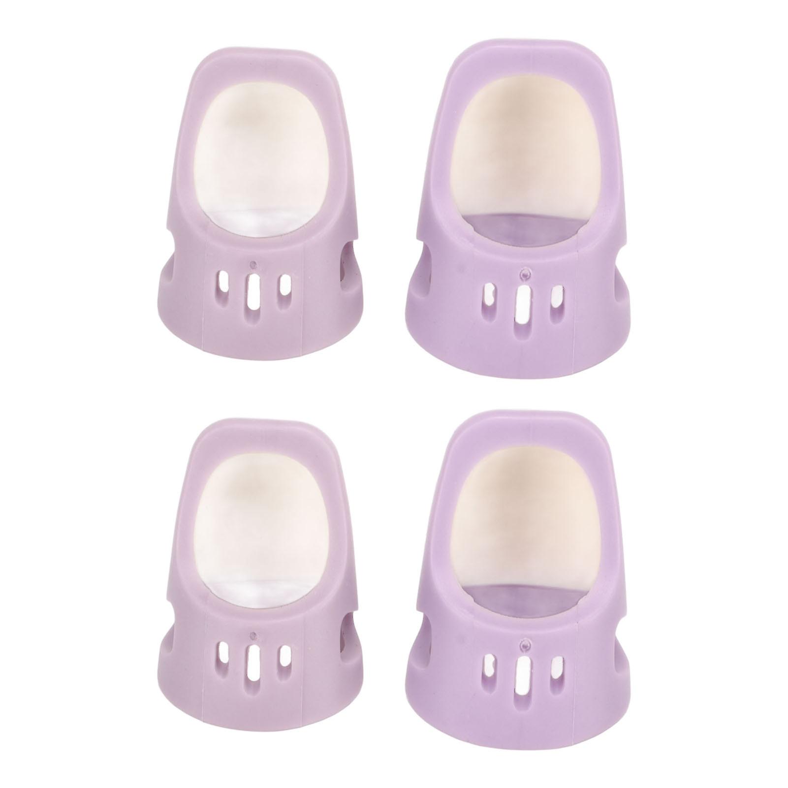 Silicone Thimble, Purple, Elastic, Finger Protector