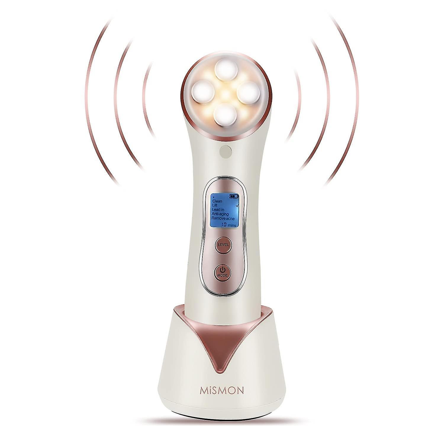 Facial Massage Machine, 5 in 1 Facial Massager, Microcurrent Re-reading Facial Frequency Stick