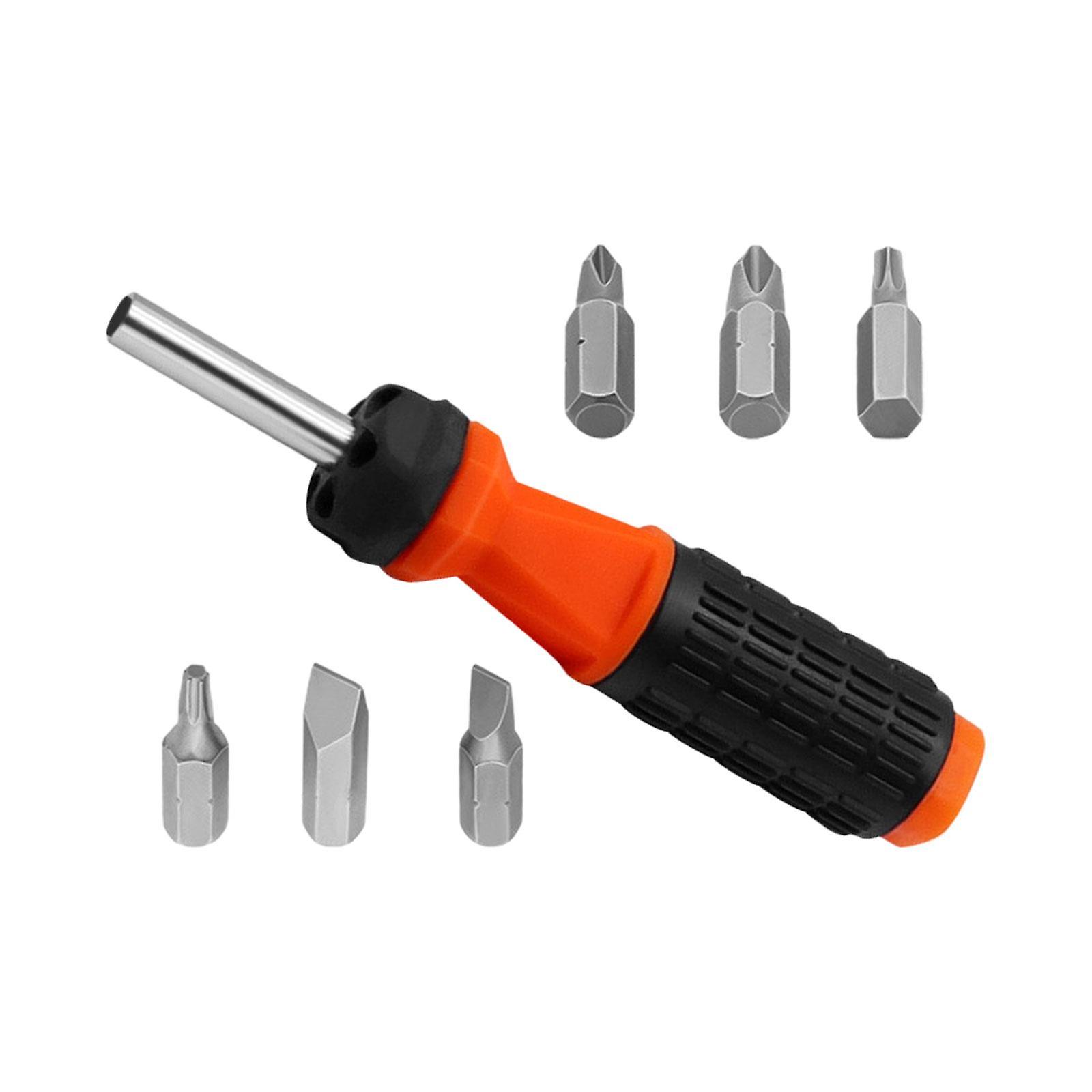 6 in 1 Screwdriver Durable Portable Screwdriver Multi Tool Screw Driver Bit