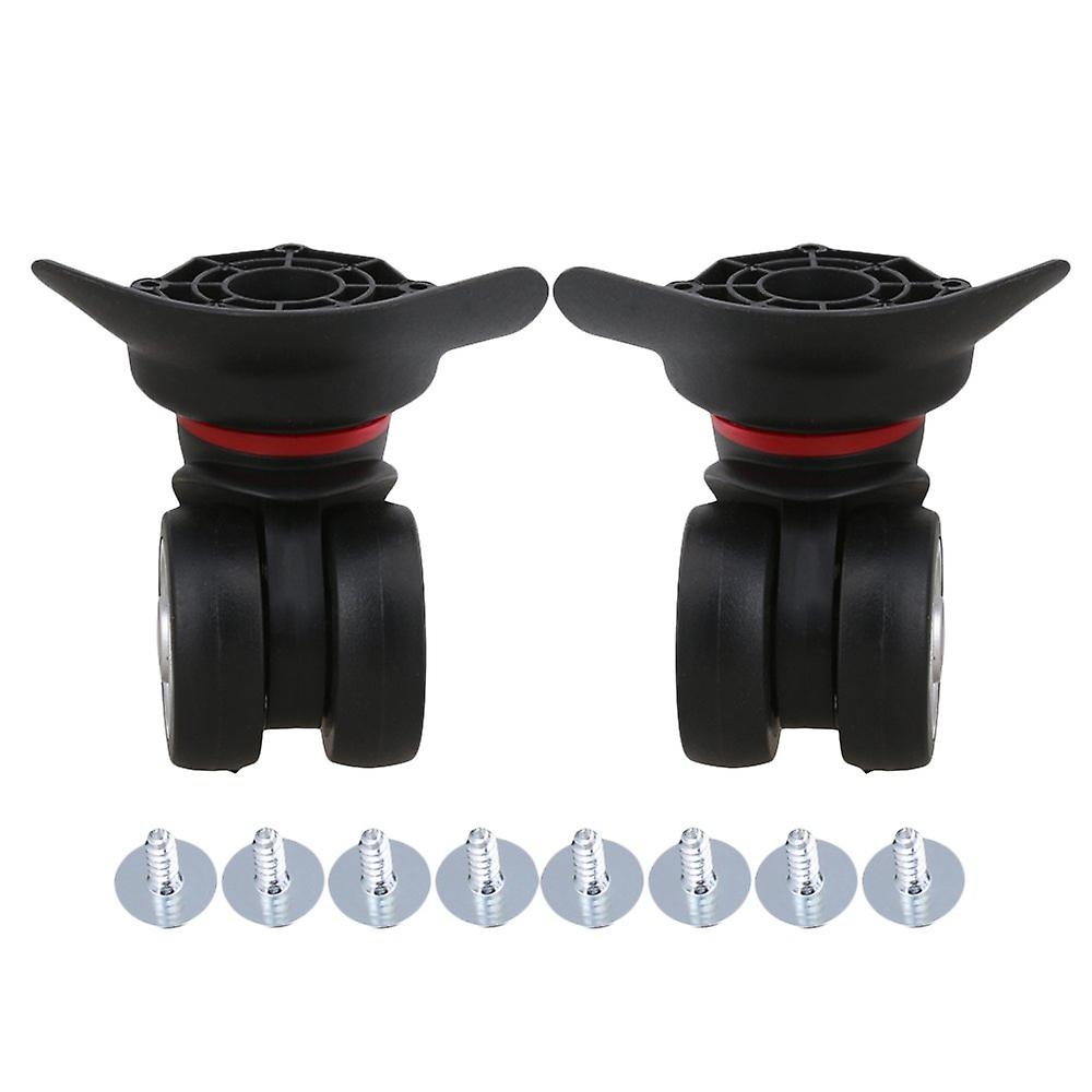 2PCS Wheels DIY Luggage Accessories Left & Right 10.8x9.9x4.7cm