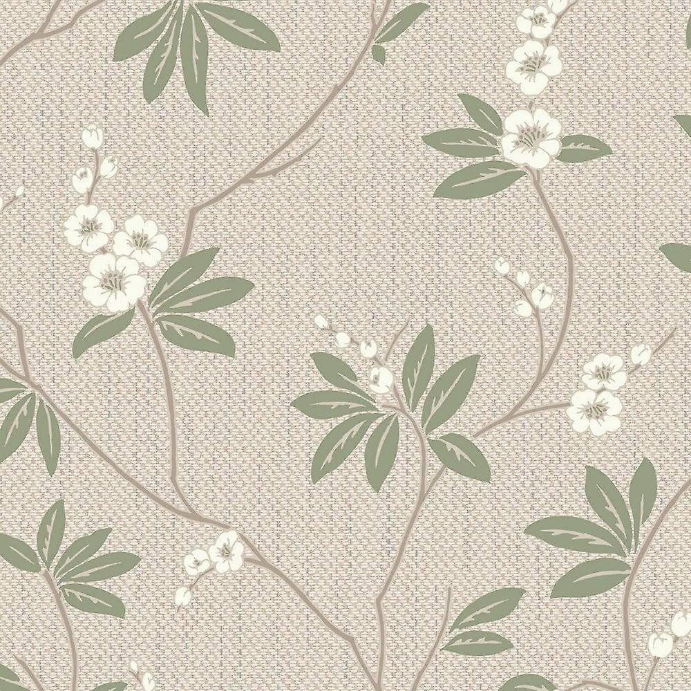 Belgravia Amelie Blossom Beige Wallpaper