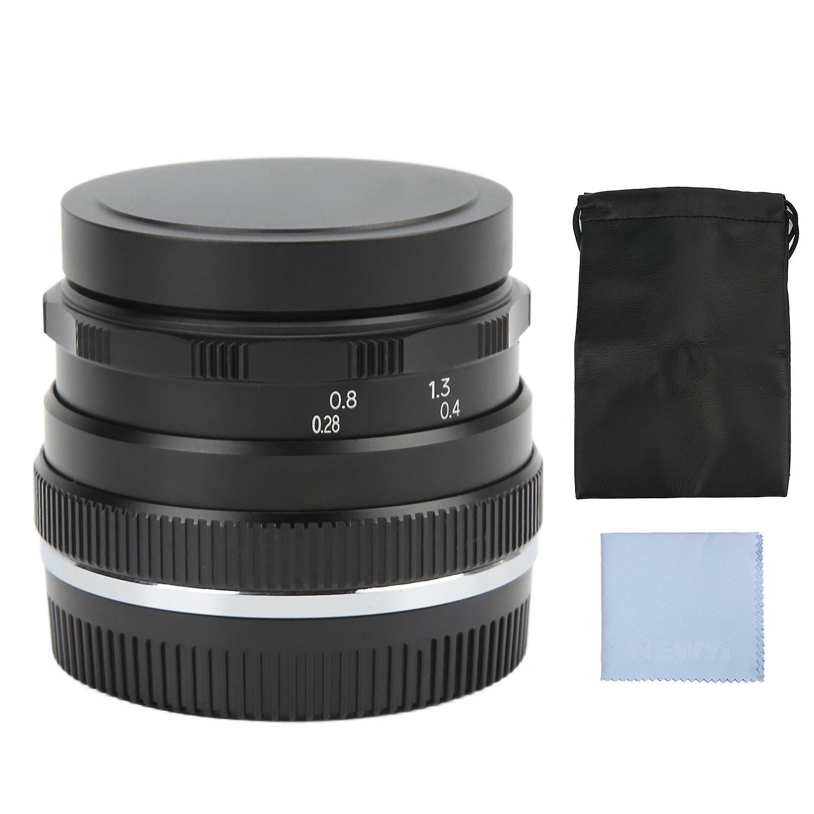 35mm F1.6 Manual Focus Prime Lens: Alloy Build, Large Aperture, Perfect for Scenery