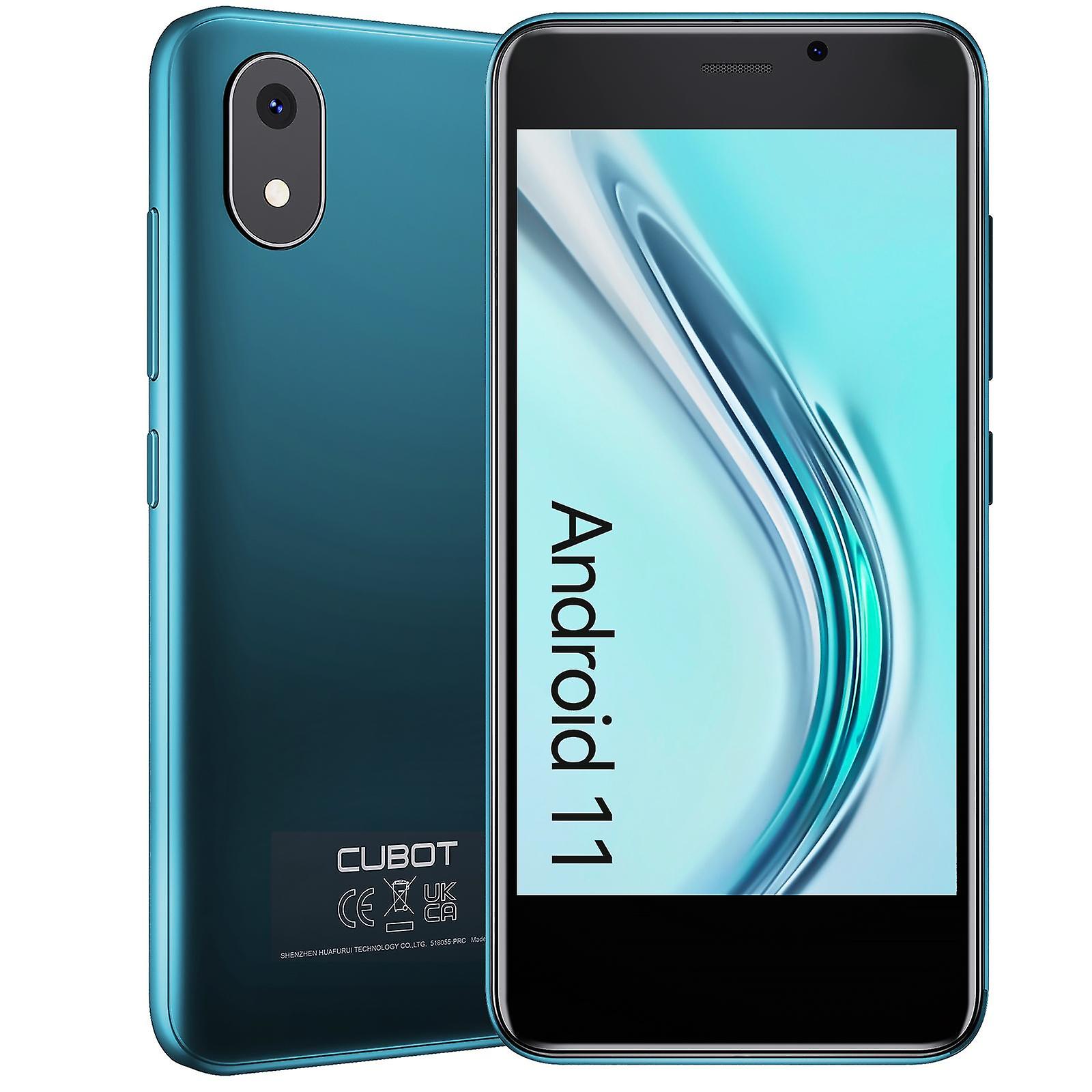 Cubot J10 סמארטפון 4 אינץ 'מיני טלפון 2350mAh 32GB ROM 5MP מצלמה אחורית גוגל אנדרואיד 11 כרטיס SIM כפול 3G טלפון Face ID