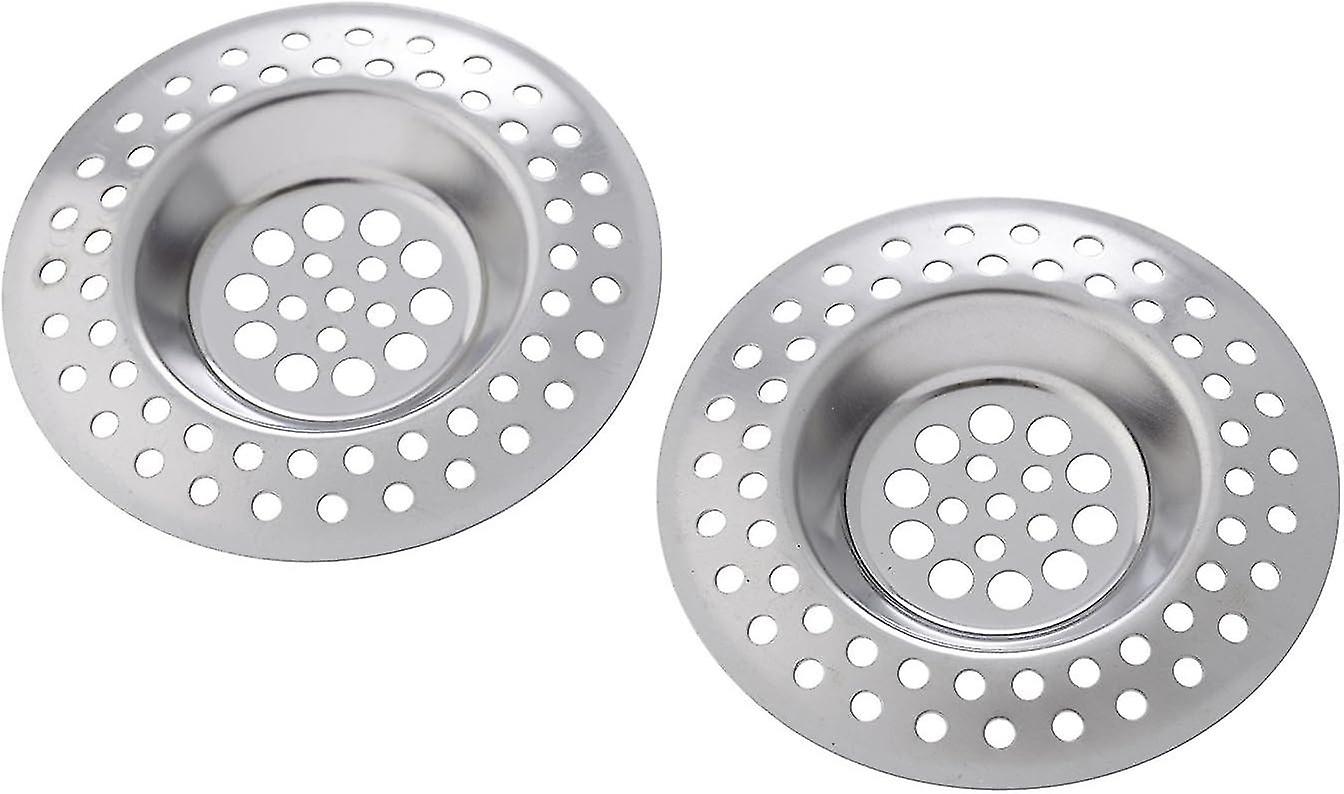 2 x Filters - Stainless Steel Strainer for Sink Basin Bathtub