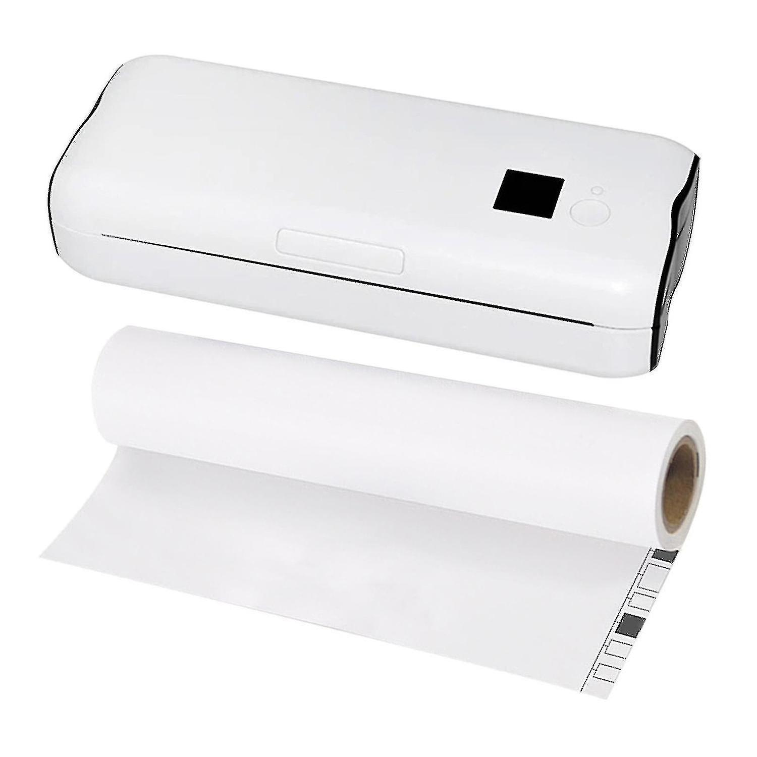 Mini Household Inkless A4 Printer Multifunctional Mobile Printer For Picture Journal(A4 paper only)