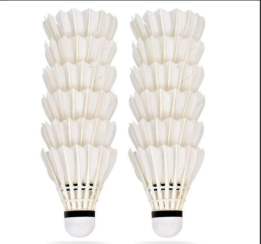Advanced nylon shuttlecock pack, medium speed badminton balls, exceptional stability and durability,