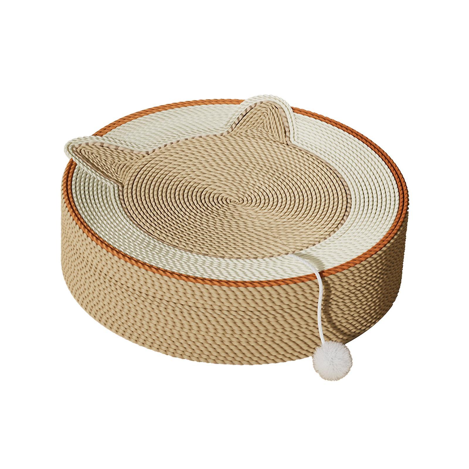 Cat Scratcher Board Drăguț Anti Slip Cat Scratching Lounge canapea extensibilă pentru vară maro 40cm