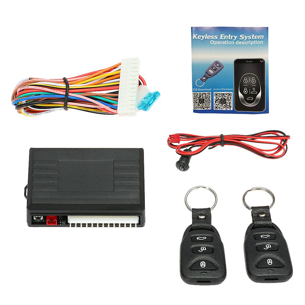 Universal Car Door Lock Trunk Release Keyless Entry System Central Locking Kit With Remote Control For Bmw E46 E90 Ford Focus 2