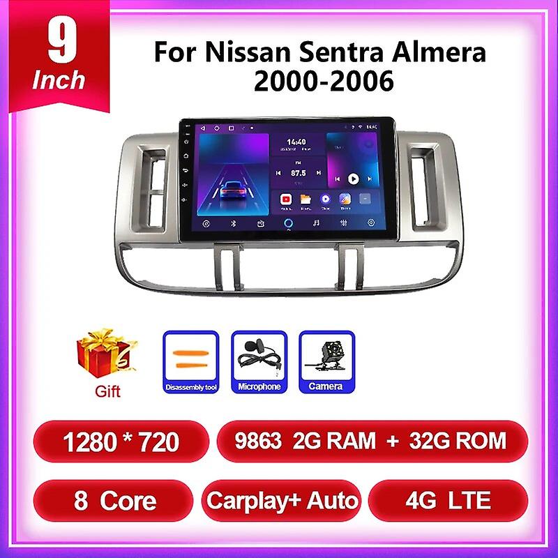 Android 12 Car Radio For Nissan X-trail 1998-2006 Multimedia Video Player Navigation Stereo Gps 4g Wifi Carplay Autoradio 8+128g