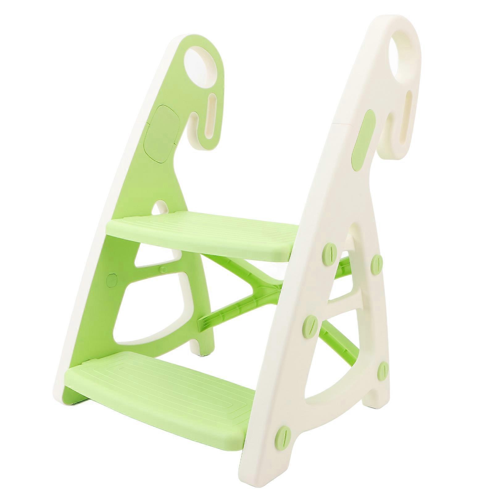 Toddler Step Stool 2 Step Stool Height Adjustable Multifunctional Prevent Slip Stable Children Step Stool for Bathroom Sink