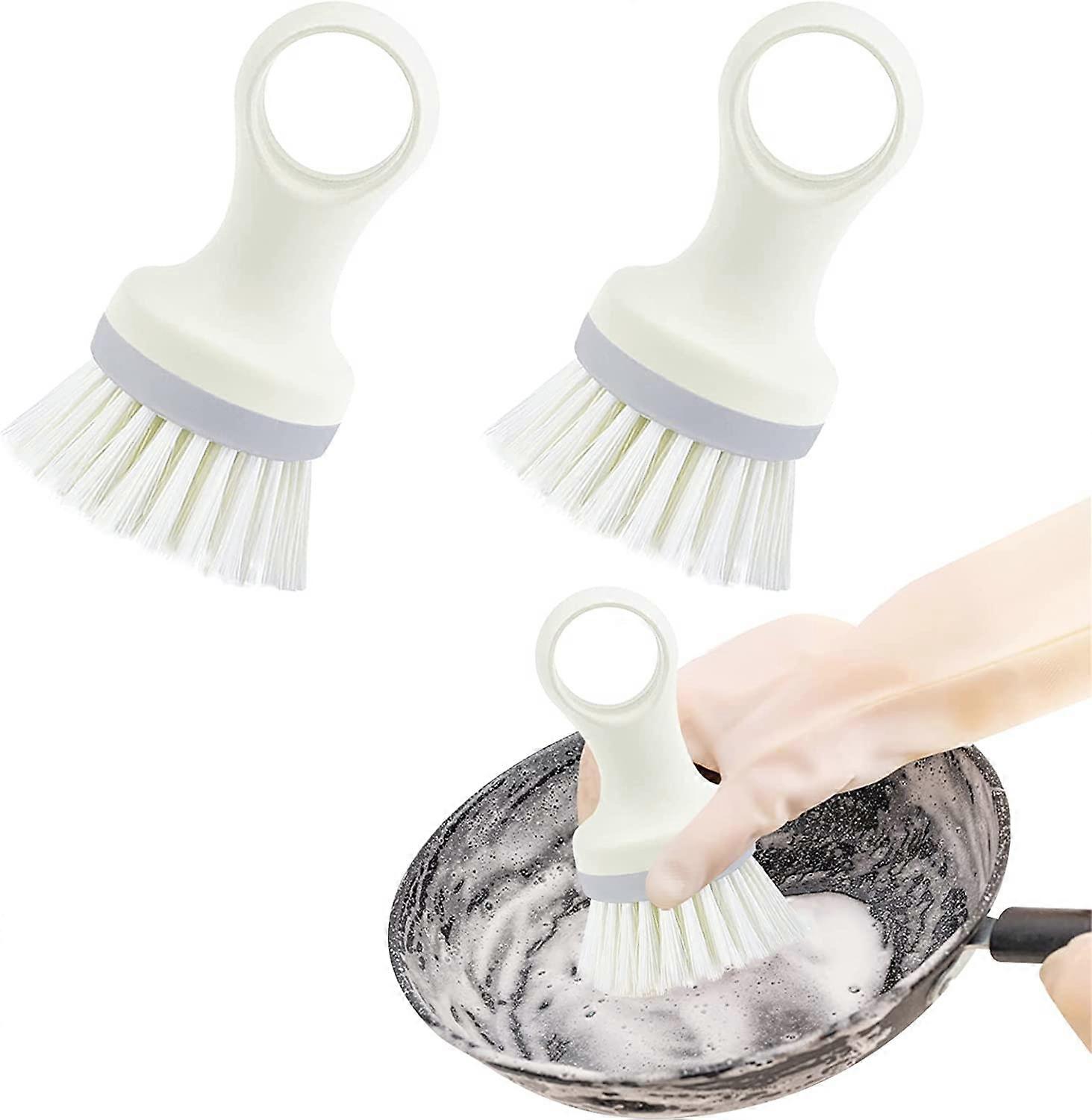2 Pack Vegetable Brush Potato Mushroom Scrubber for Food Fruit Veggie Scrubber in Home Kitchen Restaurant
