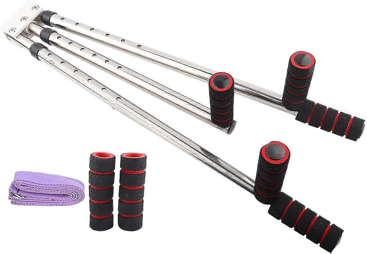 Leg Stretcher Split Stretching Machine - 3 Bar Training Tool With Yoga Strap
