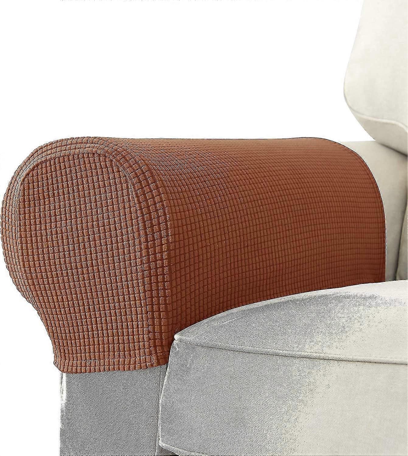 Sett med 2 Jacquard Stretch Sofa Armlen deksler