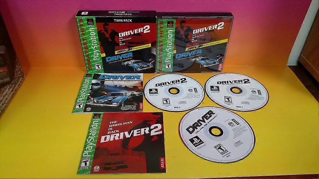 Driver 1  2  Game -  - PAL - New & Sealed