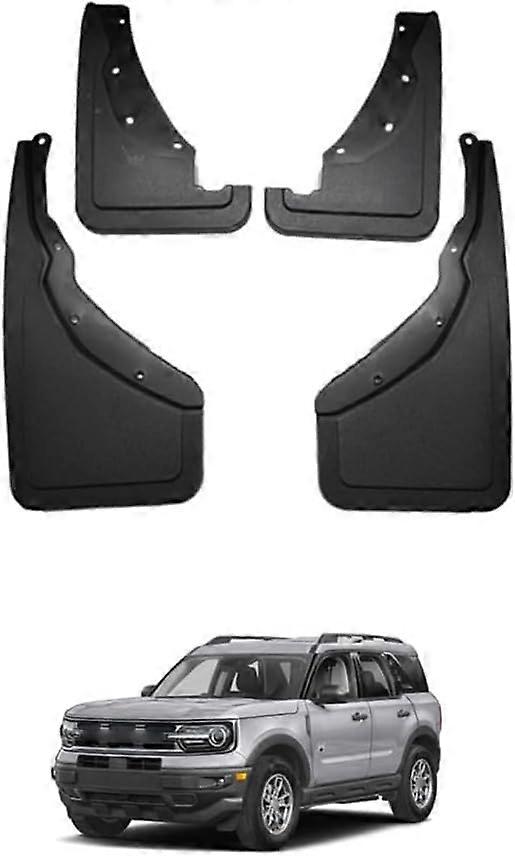 4Pcs Car Mud Flaps for B-ronco Sport/Off Road 2021-2023, Custom Front and Rear Auto Mudflap Set Mud Flaps Kit Splash Guards Full Protection,B-Sport